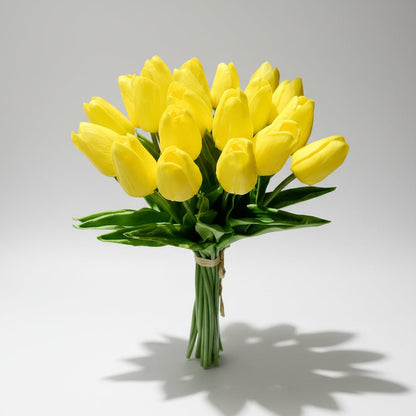 Lifelike Tulip Arrangement for Year-Round Elegance