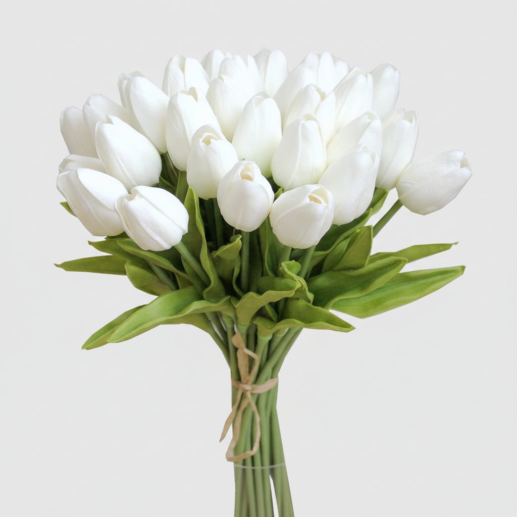 Lifelike Tulip Arrangement for Year-Round Elegance