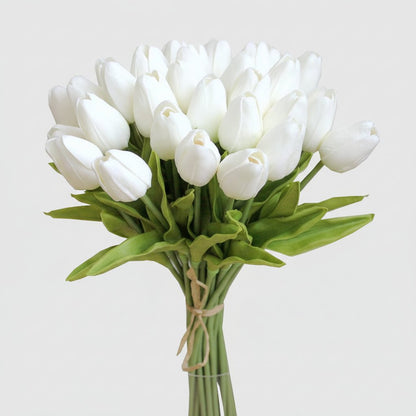 Lifelike Tulip Arrangement for Year-Round Elegance