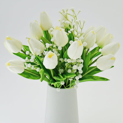 Lifelike Tulip Arrangement for Year-Round Elegance