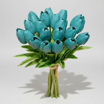 Lifelike Tulip Arrangement for Year-Round Elegance