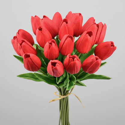Lifelike Tulip Arrangement for Year-Round Elegance