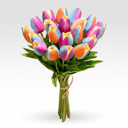 Lifelike Tulip Arrangement for Year-Round Elegance