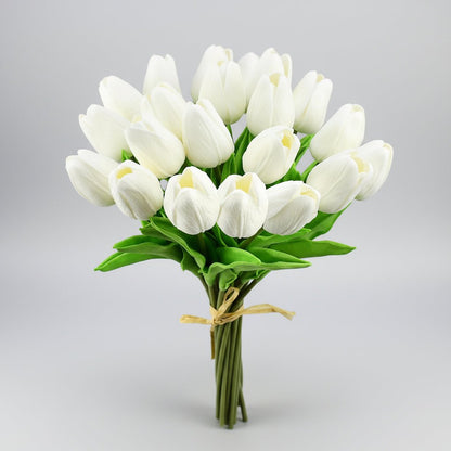 Lifelike Tulip Arrangement for Year-Round Elegance