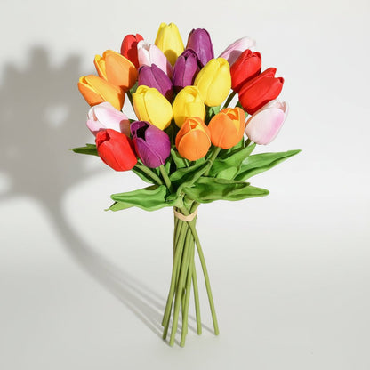 Lifelike Tulip Arrangement for Year-Round Elegance