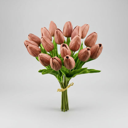 Lifelike Tulip Arrangement for Year-Round Elegance