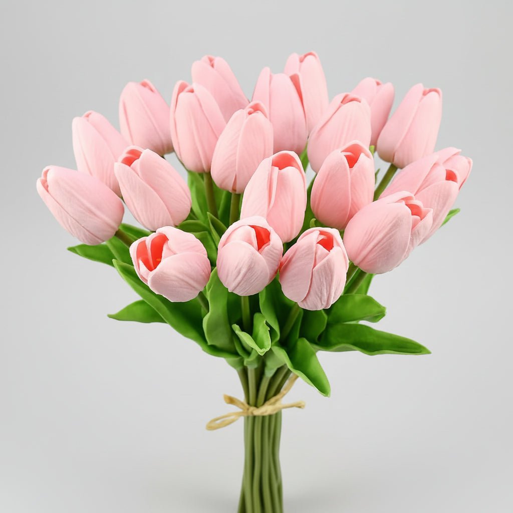 Lifelike Tulip Arrangement for Year-Round Elegance