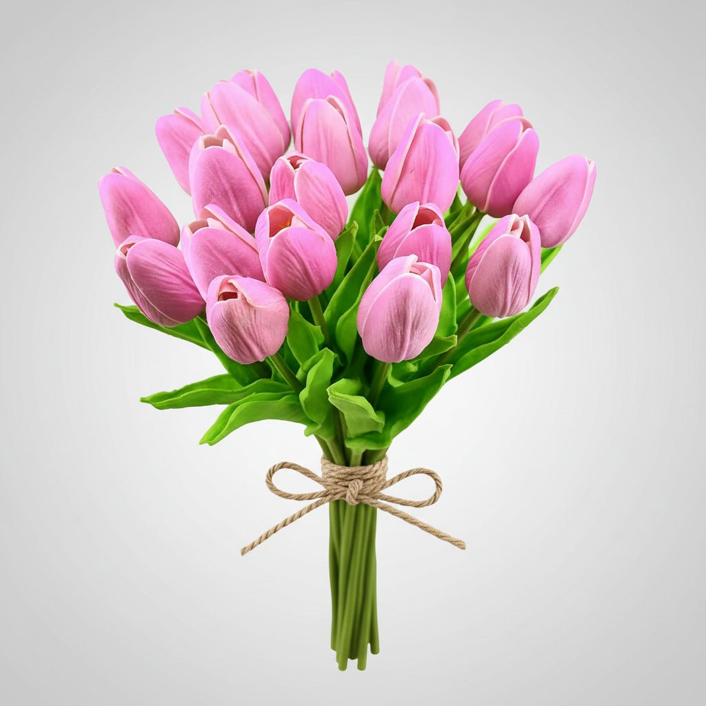 Lifelike Tulip Arrangement for Year-Round Elegance