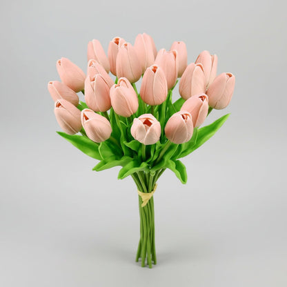 Lifelike Tulip Arrangement for Year-Round Elegance