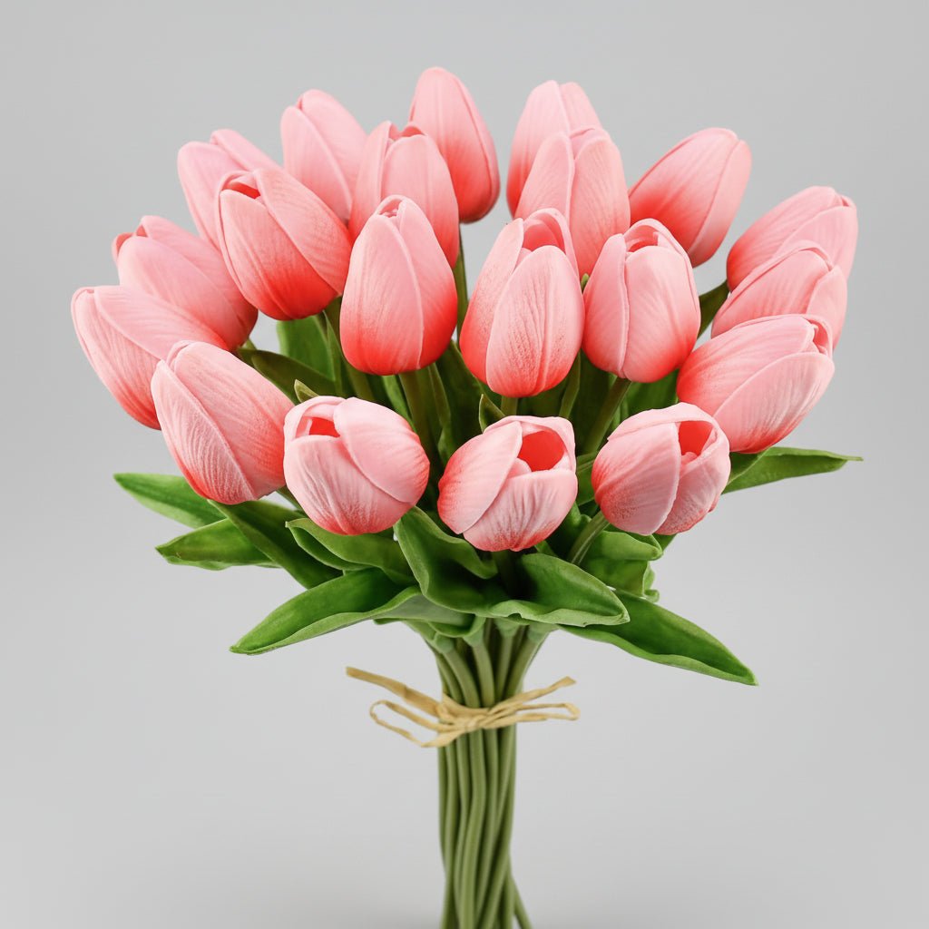 Lifelike Tulip Arrangement for Year-Round Elegance