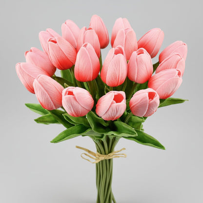 Lifelike Tulip Arrangement for Year-Round Elegance