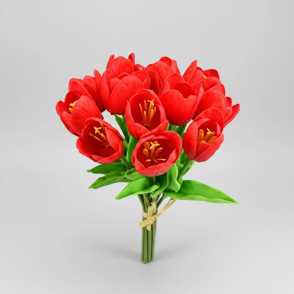 Lifelike Tulip Arrangement for Year-Round Elegance