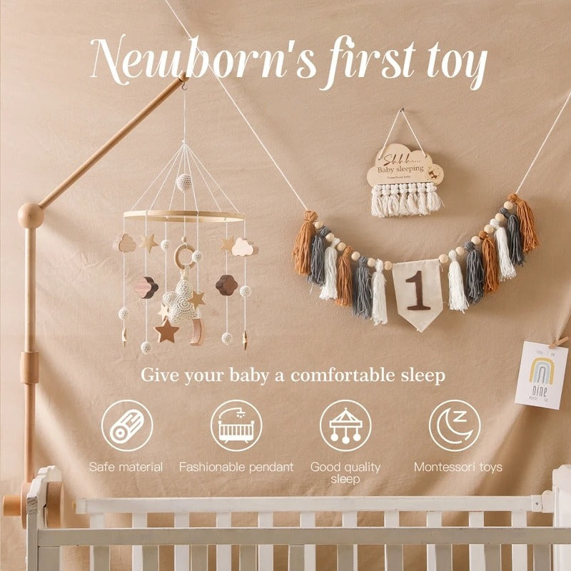 Crib Hanging Mobile for Nursery Decor
