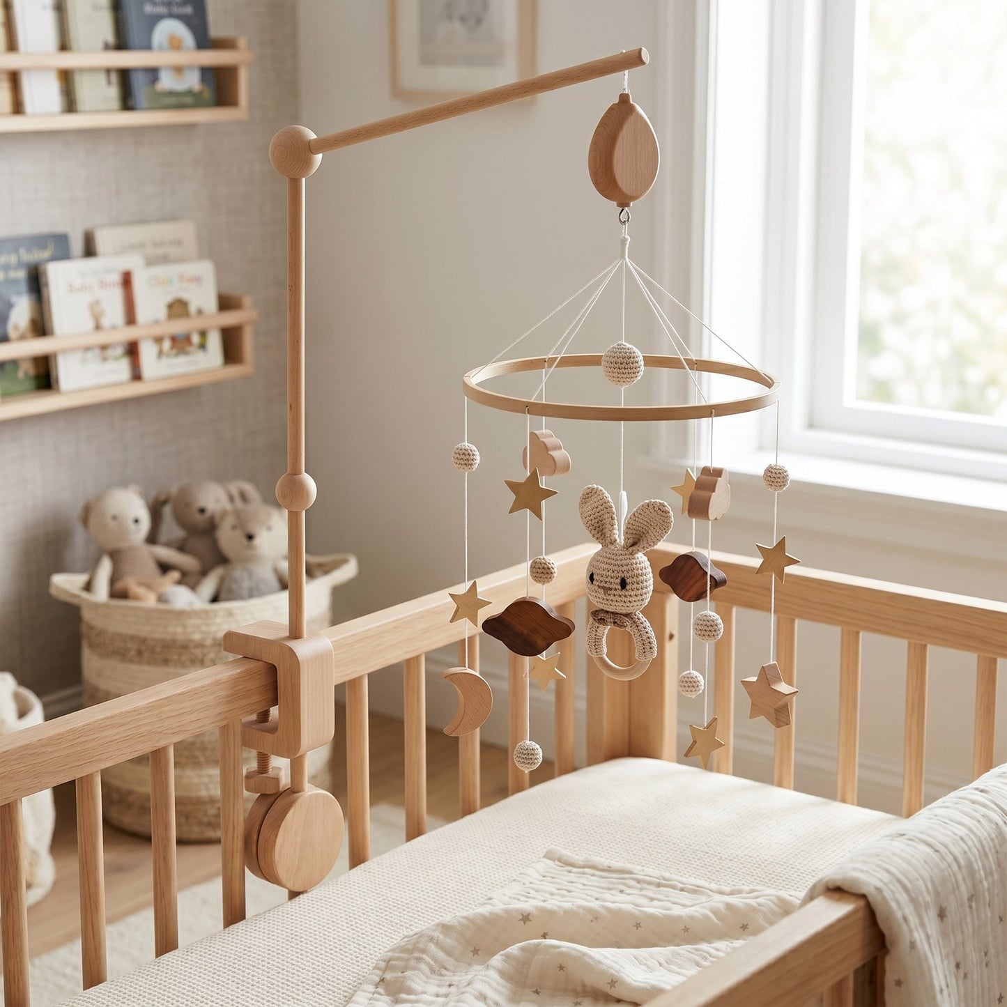 Crib Hanging Mobile for Nursery Decor