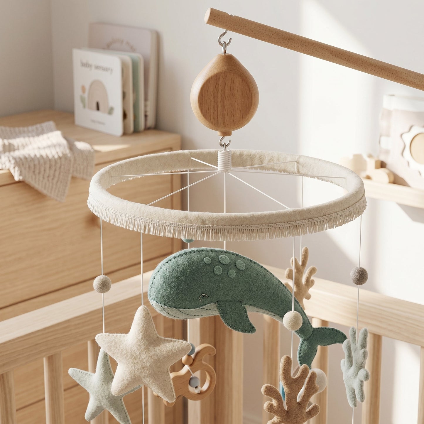 Crib Hanging Mobile for Nursery Decor
