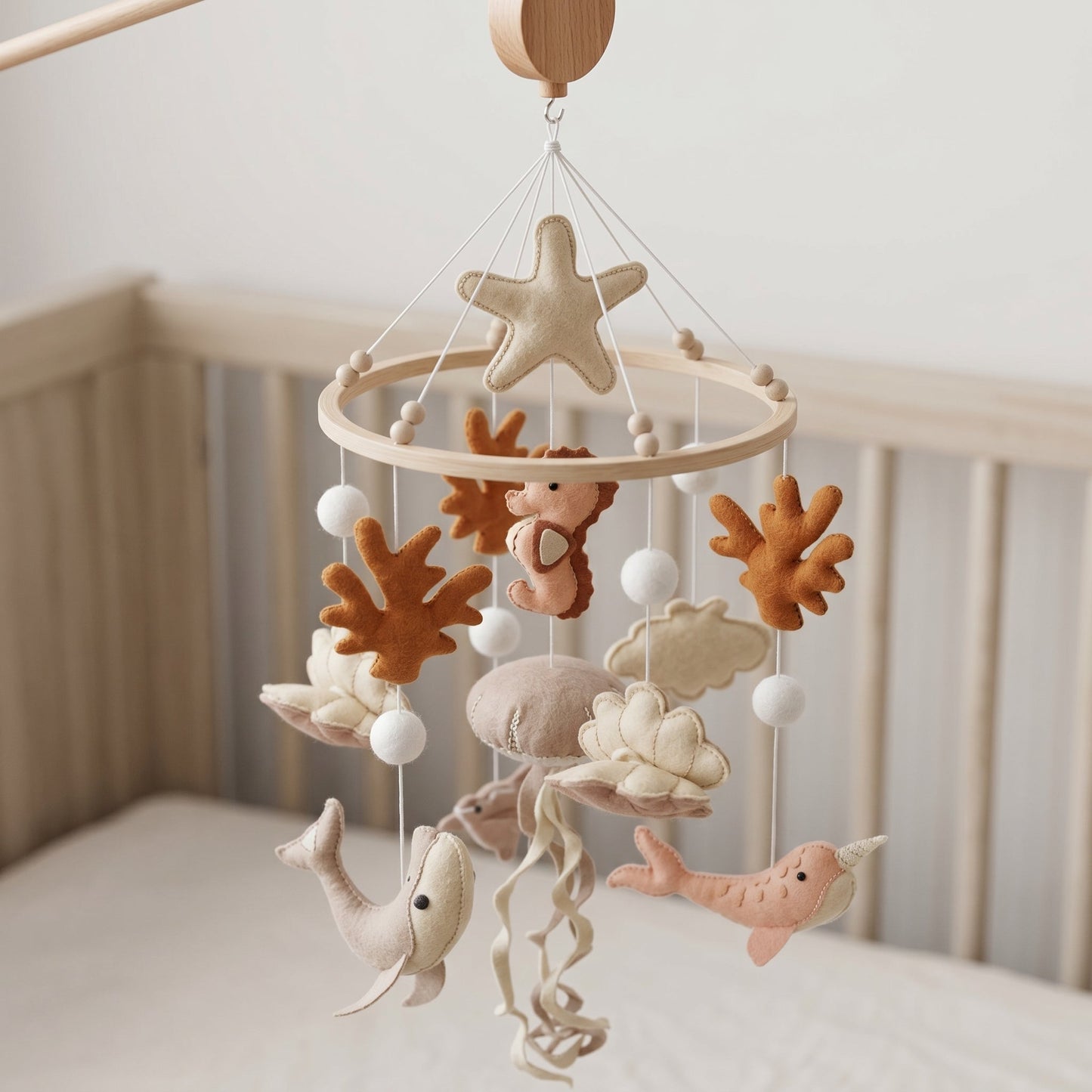 Crib Hanging Mobile for Nursery Decor