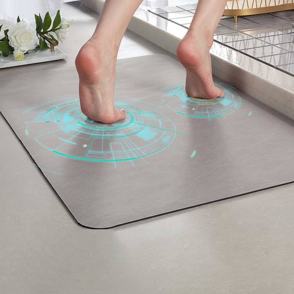 Rapid Dry Stone Bathroom Mat – Slip-Resistant Comfort