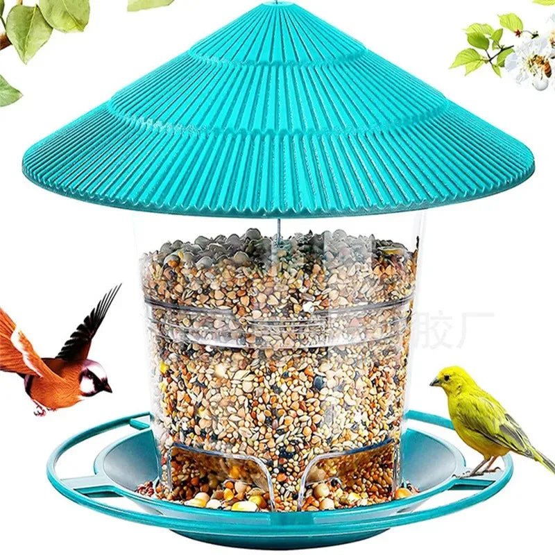 All-Weather Hanging Bird Feeder with Dual Feeding Ports