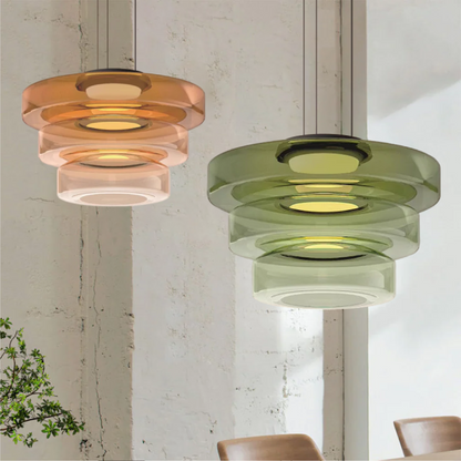 Sleek Glass Pendant Light – Contemporary Hanging Fixture