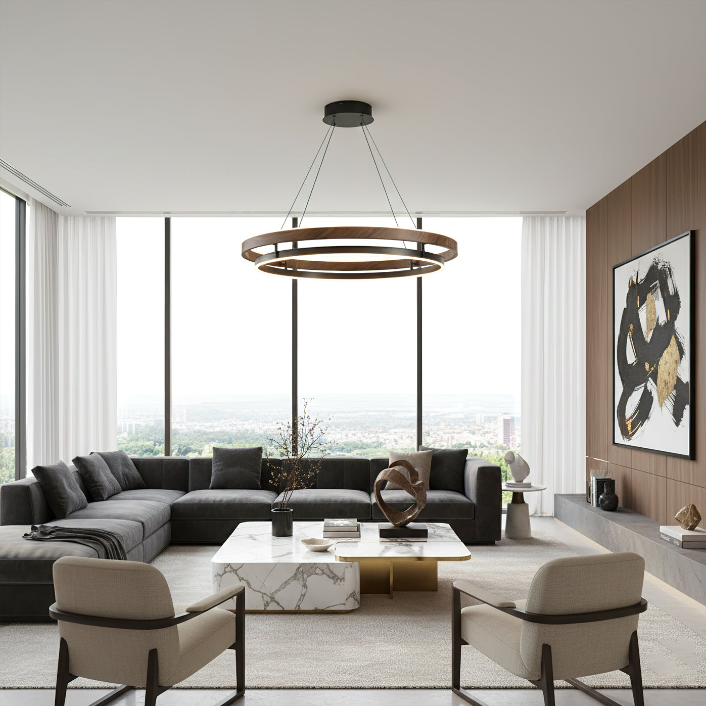 Elegant Crystal Pendant Light | Chic Illumination Fixture