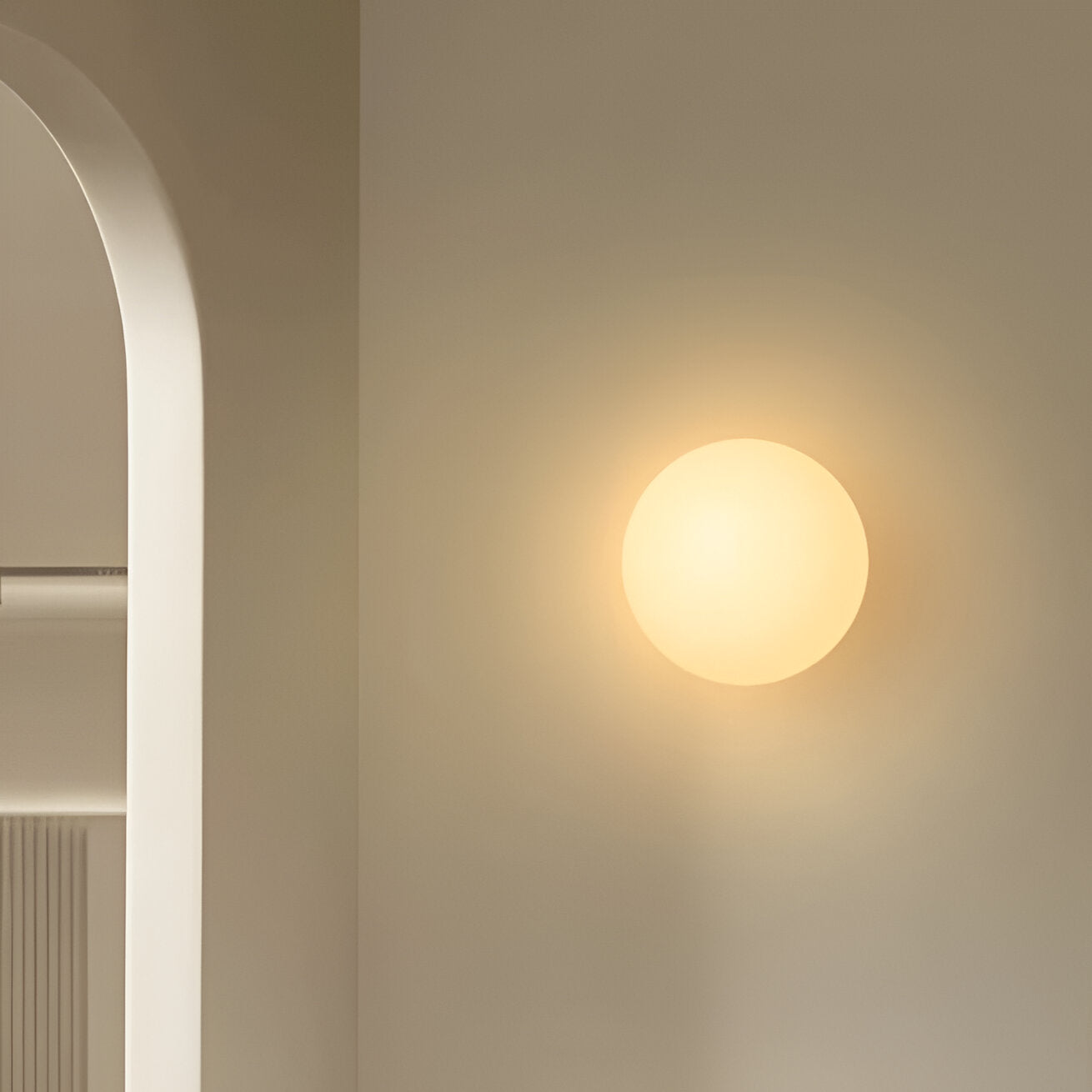 Elegant Orb Wall Light for Chic Home Spaces