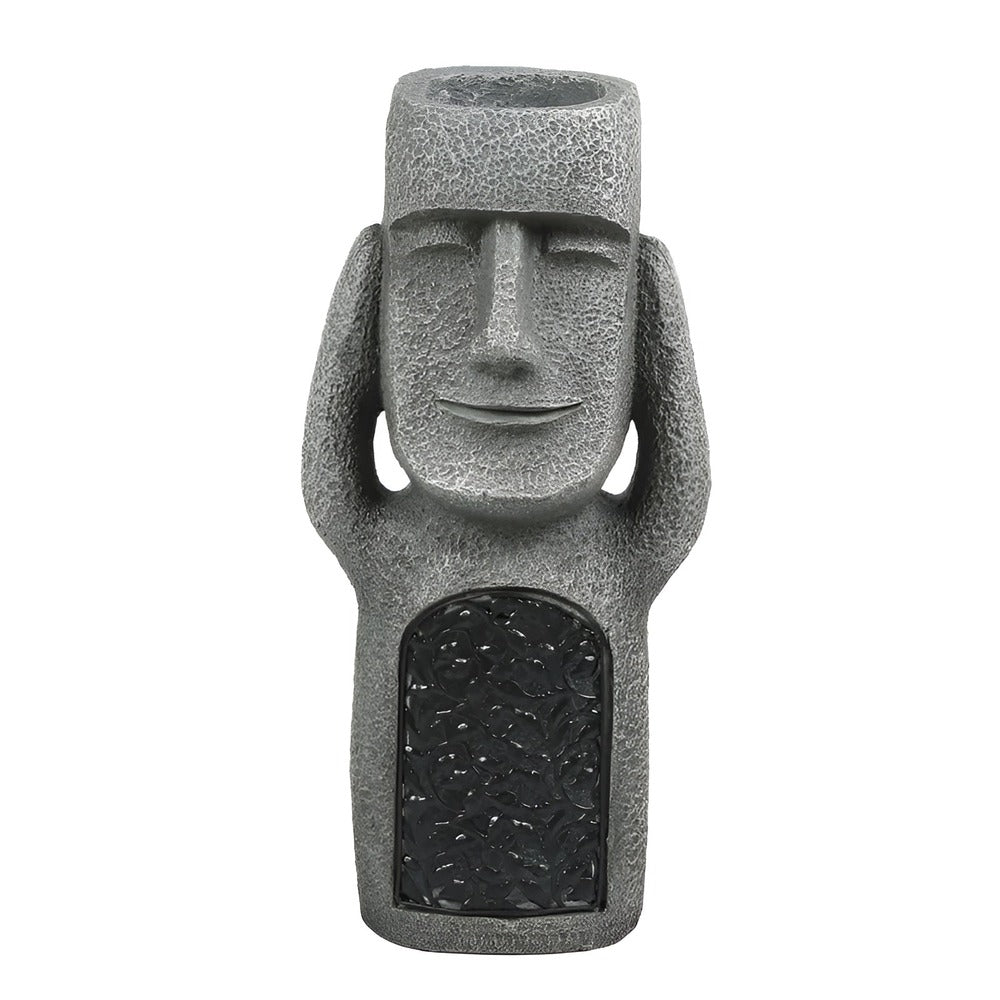 Trio of Solar-Powered Garden Statues for Outdoor Charm