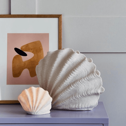 Serenity Shell Nightlight – Cozy White Glow for Any Room
