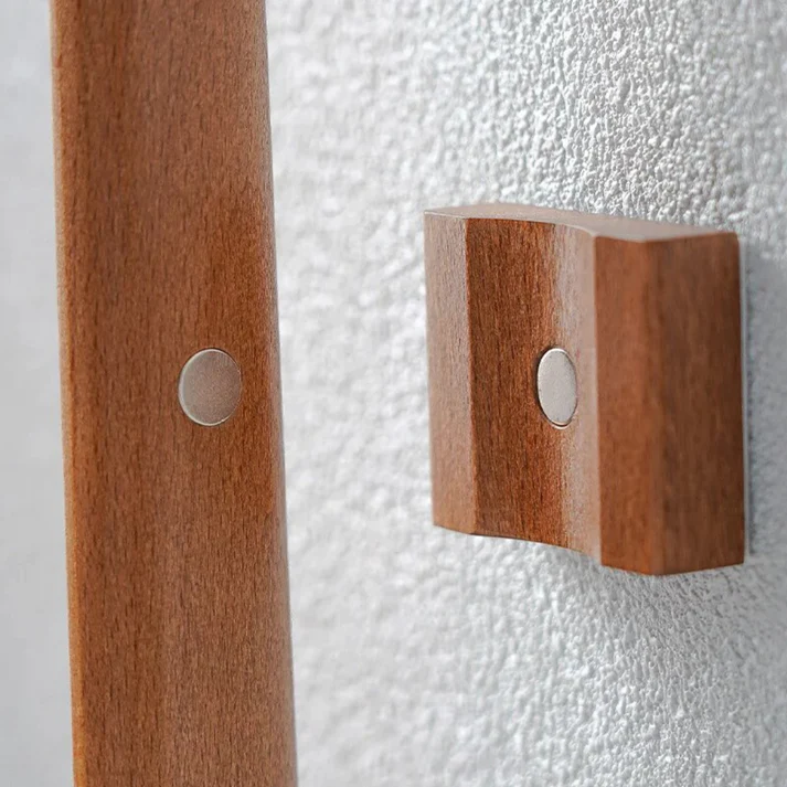 Sustainable Wooden Shoe Helper with Magnetic Holder