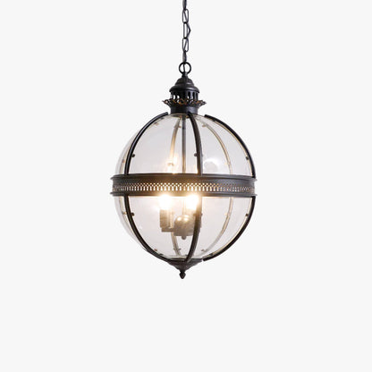 Vintage-Inspired Globe Pendant Light Fixture