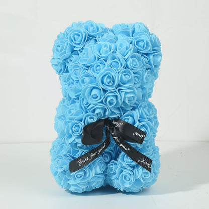Eternal Love Plush Rose Bear - Perfect Gift for Any Occasion