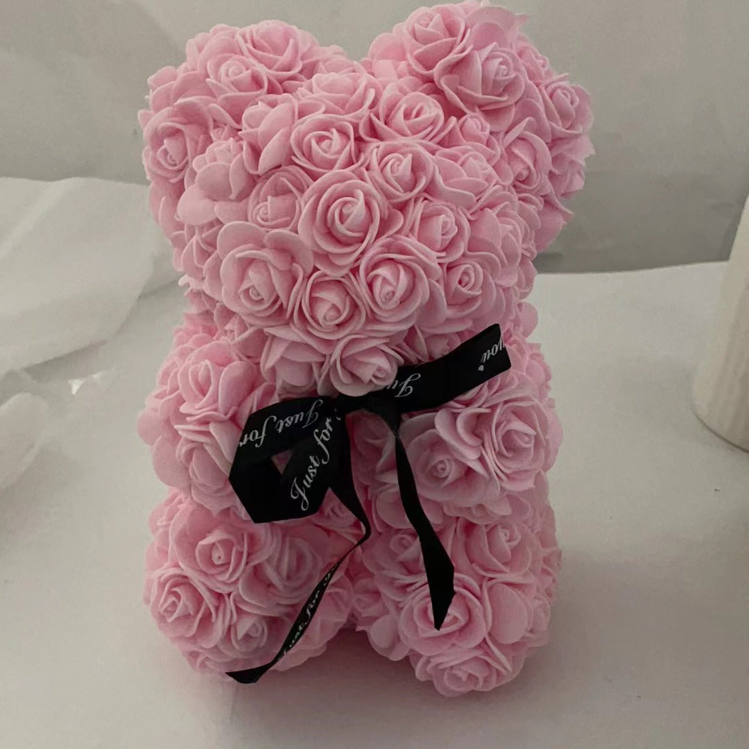 Eternal Love Plush Rose Bear - Perfect Gift for Any Occasion