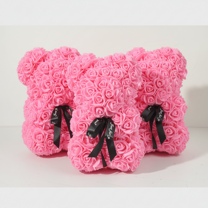 Eternal Love Plush Rose Bear - Perfect Gift for Any Occasion