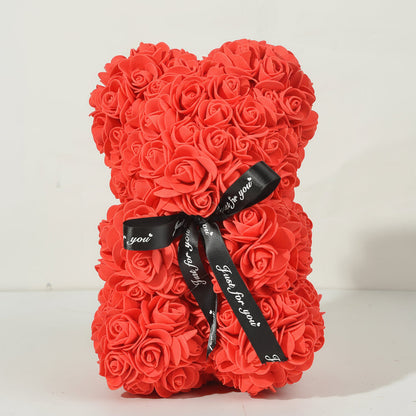 Eternal Love Plush Rose Bear - Perfect Gift for Any Occasion