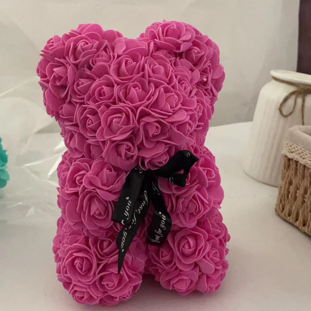 Eternal Love Plush Rose Bear - Perfect Gift for Any Occasion