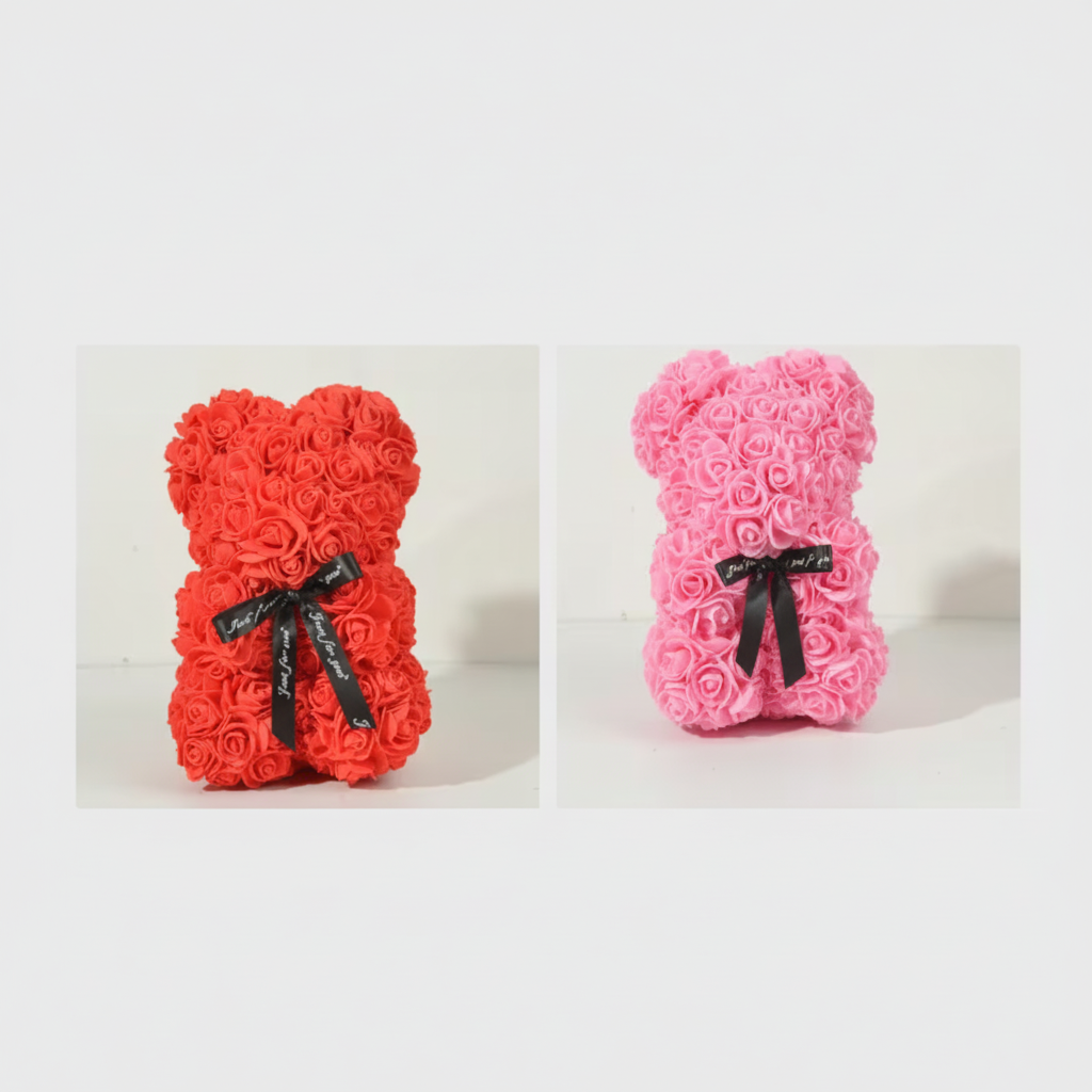 Eternal Love Plush Rose Bear - Perfect Gift for Any Occasion