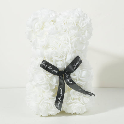 Eternal Love Plush Rose Bear - Perfect Gift for Any Occasion