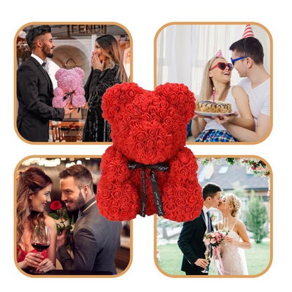Charming Floral Bear Gift for Heartfelt Occasions