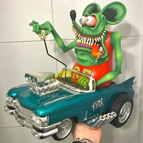Whimsical Retro Monster Figurine | Charming Halloween Decor