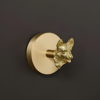 Wild Elegance Wall Hook - Unique Copper Coat Organizer