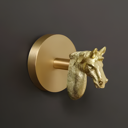 Wild Elegance Wall Hook - Unique Copper Coat Organizer