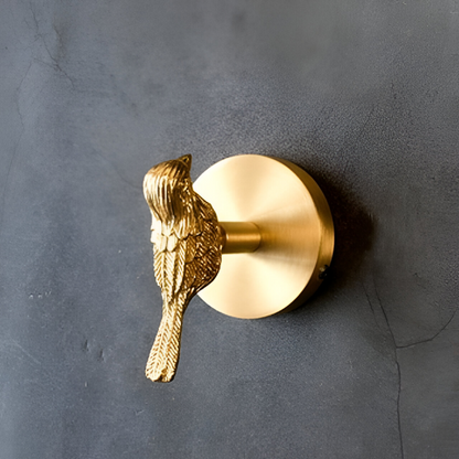 Wild Elegance Wall Hook - Unique Copper Coat Organizer