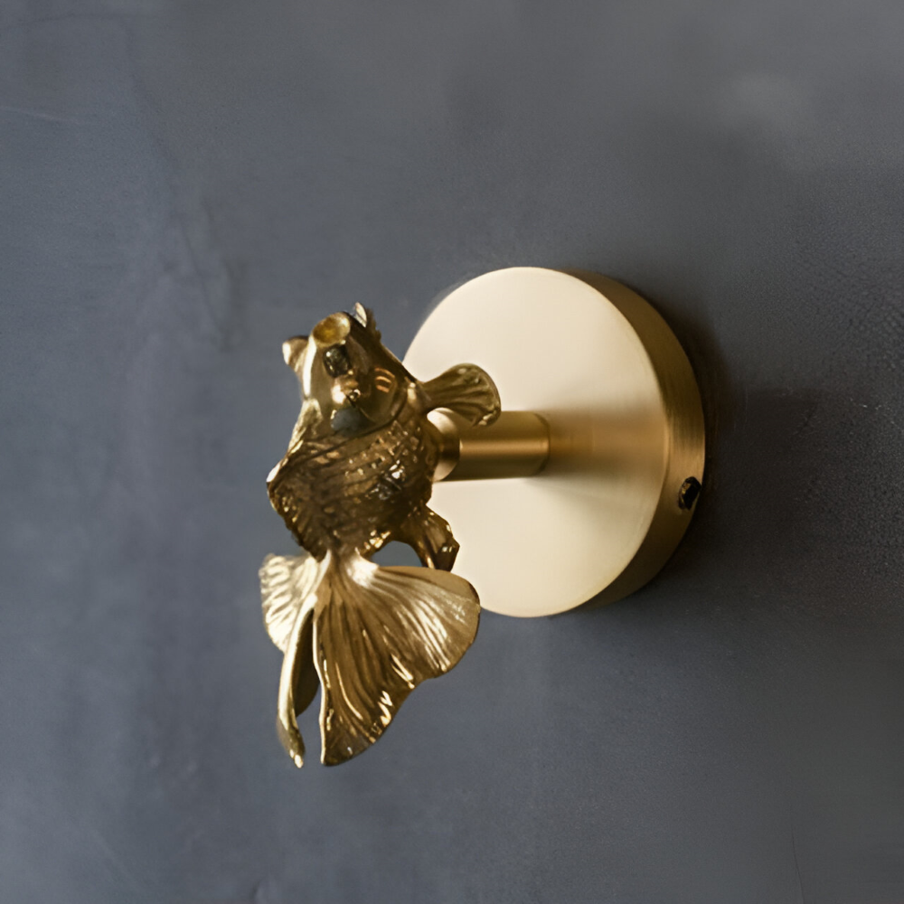 Wild Elegance Wall Hook - Unique Copper Coat Organizer