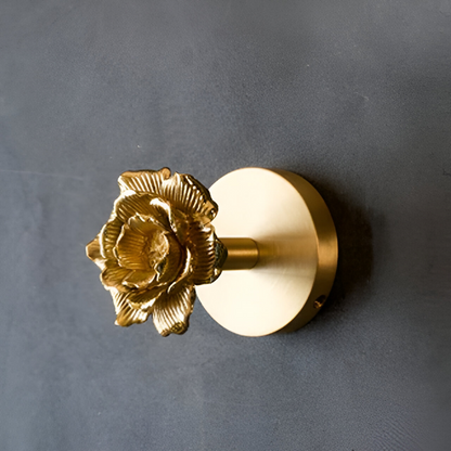 Wild Elegance Wall Hook - Unique Copper Coat Organizer