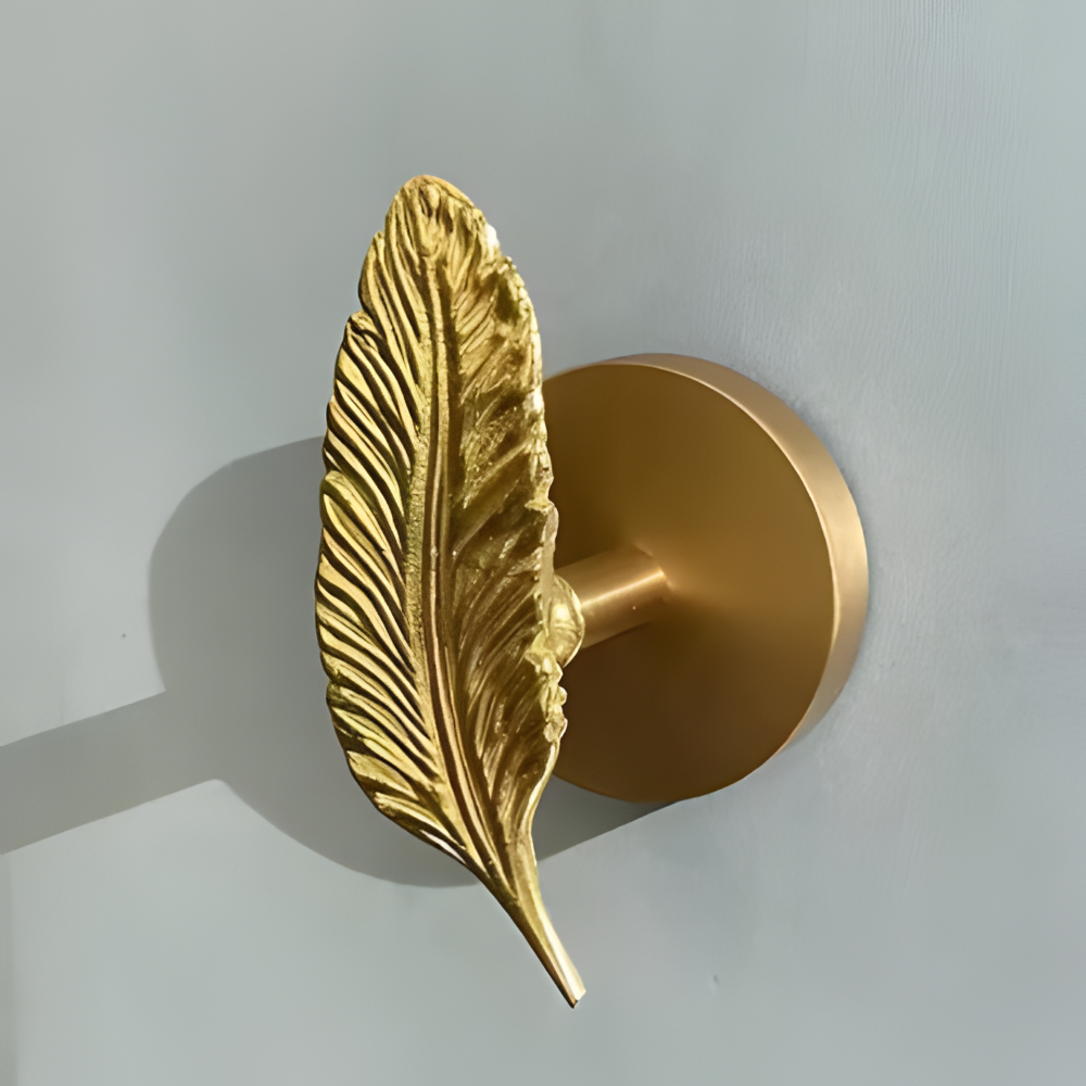 Wild Elegance Wall Hook - Unique Copper Coat Organizer