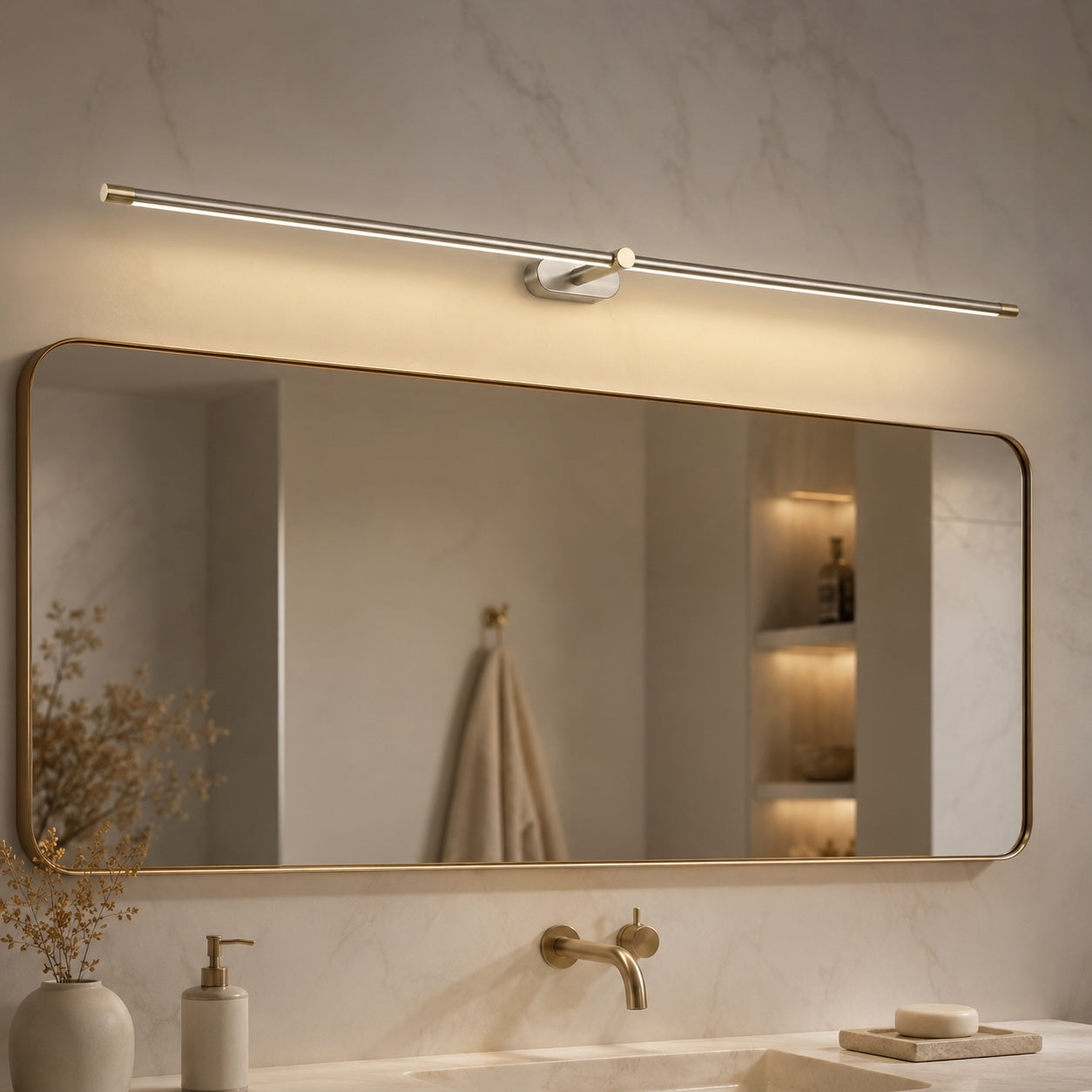 Versatile Hardwired LED Wall Light with Customizable Design