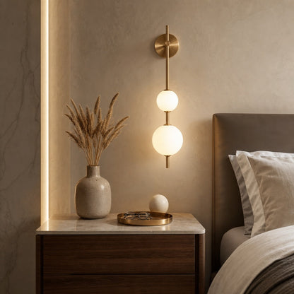 Versatile LED Glass Wall Lamp for Modern Spaces