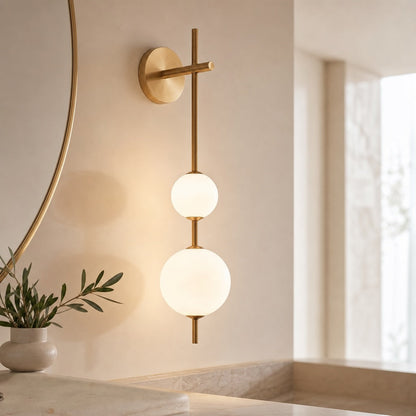 Versatile LED Glass Wall Lamp for Modern Spaces