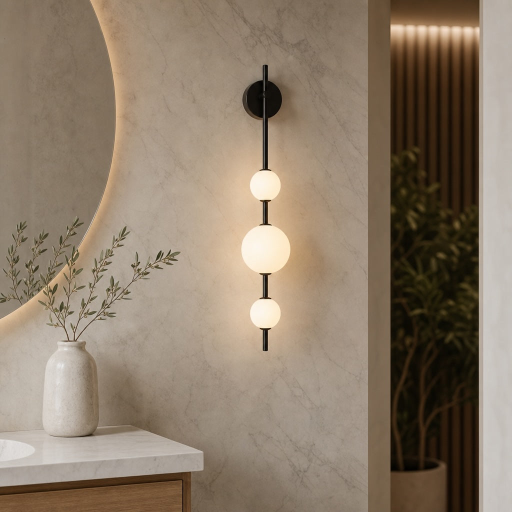 Versatile LED Glass Wall Lamp for Modern Spaces
