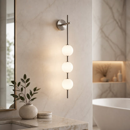 Versatile LED Glass Wall Lamp for Modern Spaces