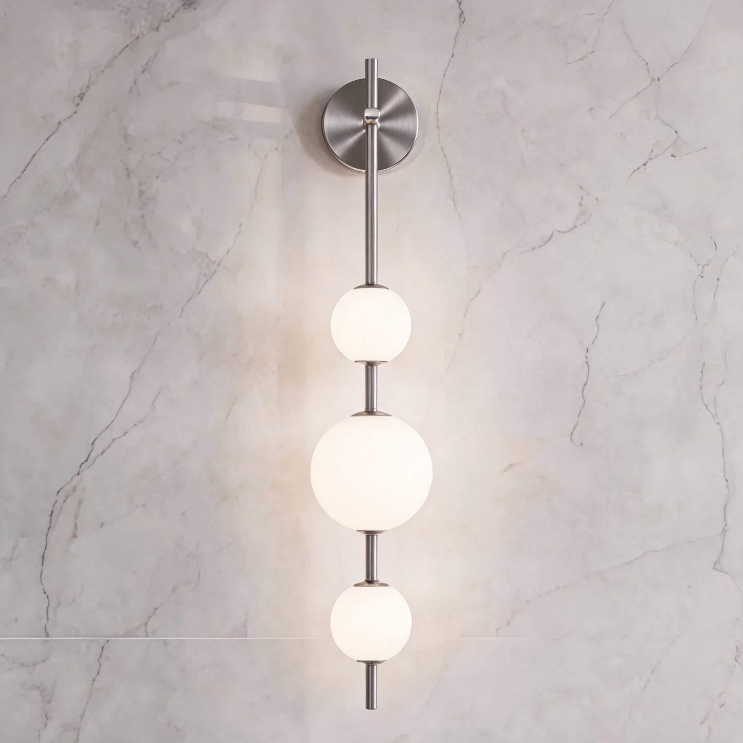 Versatile LED Glass Wall Lamp for Modern Spaces